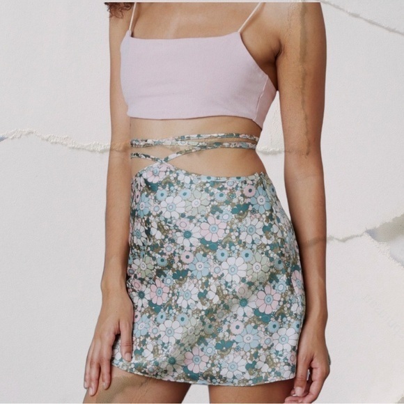 Cotton Candy Dresses & Skirts - Floral Print Mini Skirt